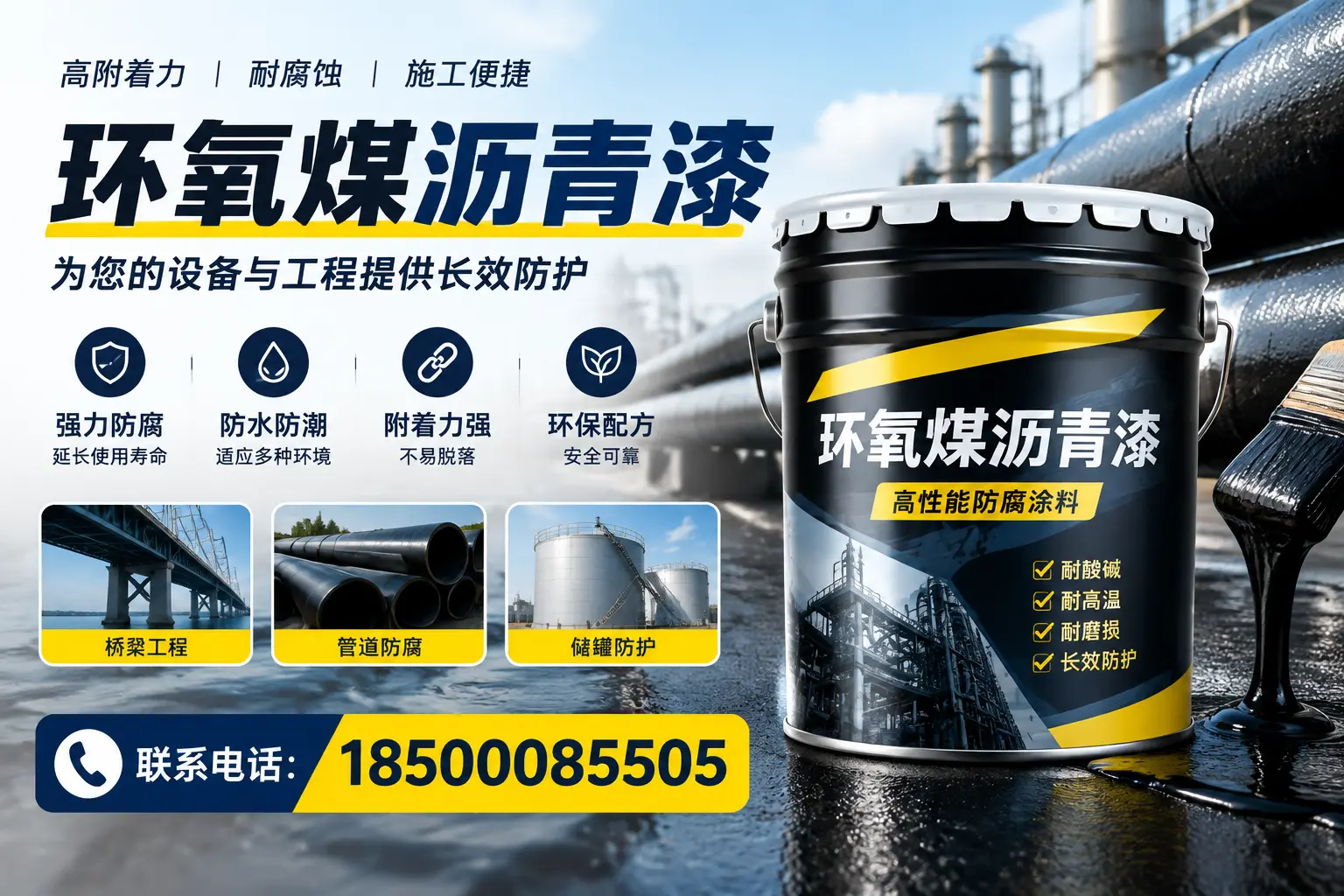 环氧煤沥青漆与其他涂料的对比分析，助力渭南企业决策